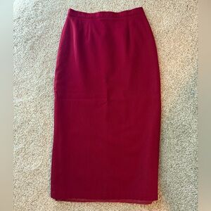 Vintage Sag Harbor 100% Wool Pencil Skirt ❤️ Classic Power Skirt | Size 10